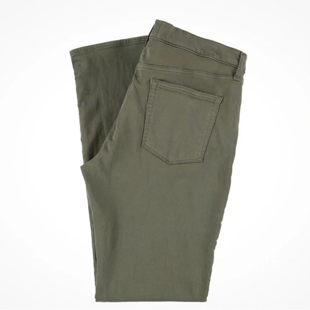 Green khaki J Brand Kane Straight leg pants